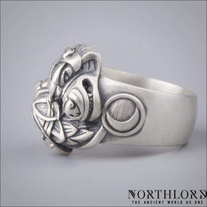 Skoll and Hati Ring Sterling Silver - Northlord-PK