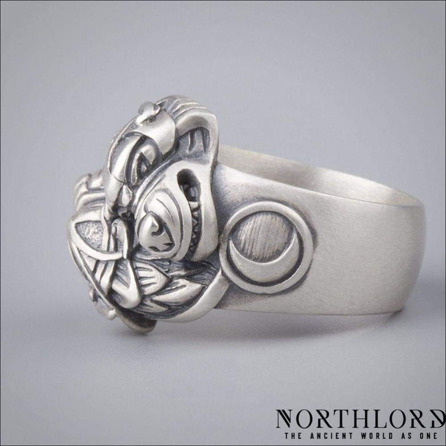 Skoll and Hati Ring Sterling Silver - Northlord-PK