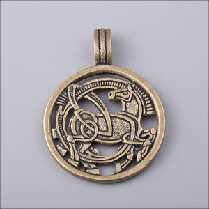 Sleipnir Odin’s Horse Pendant Bronze - Northlord-PK