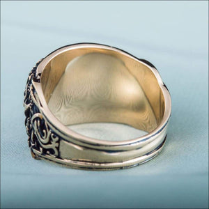 Sleipnir Ring With Mammen Art Bronze - Northlord-VK