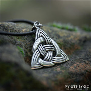 Small Celtic Triquetra Pendant Sterling Silver - Northlord