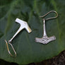Thor’s Hammer Earrings Sterling Silver - Northlord