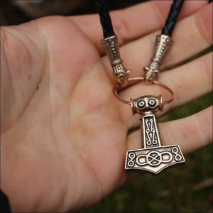 Thor’s Hammer Necklace Odeshog Bronze - Northlord