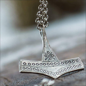 Thor’s Hammer Pendant From Bornholm Sterling Silver - Northlord-VK