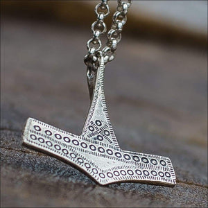 Thor’s Hammer Pendant From Bornholm Sterling Silver - Northlord-VK
