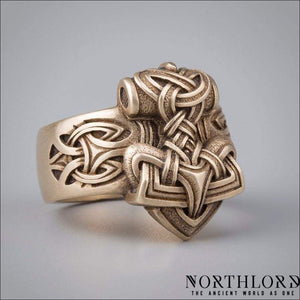 Thor’s Hammer Ring Bronze - Northlord-PK