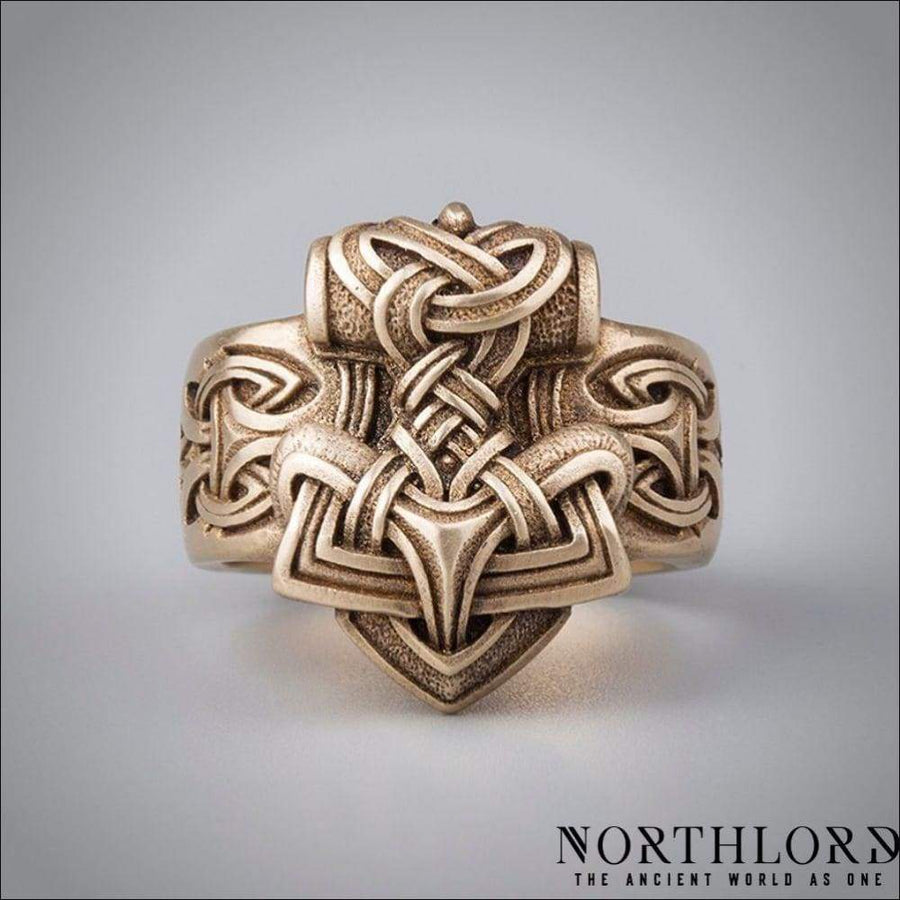 Thor’s Hammer Ring Bronze - Northlord-PK