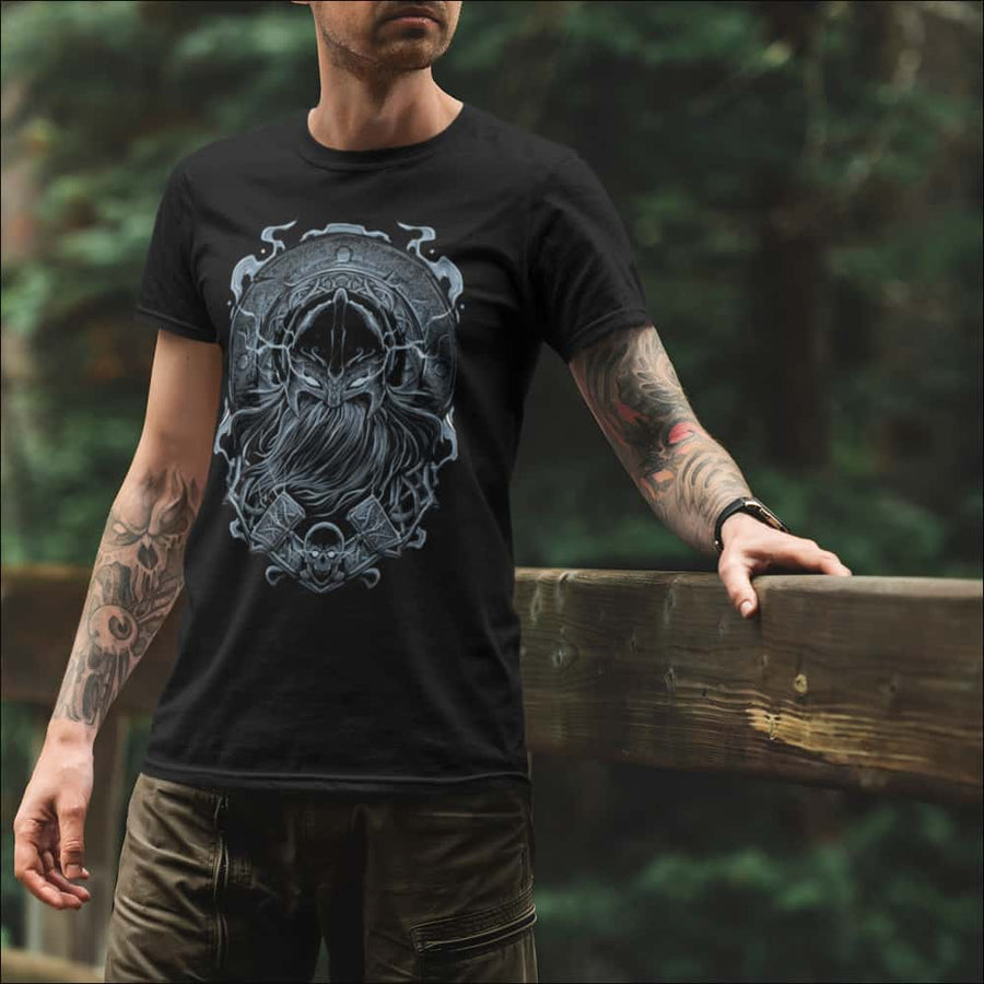 Thor’s Mask T-shirt Black - Northlord