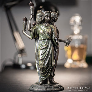 Triple Goddess Statuette Hecate Bronze - Northlord