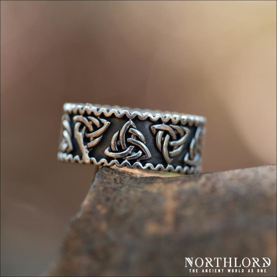 Triquetra Band Ring Sterling Silver - Northlord