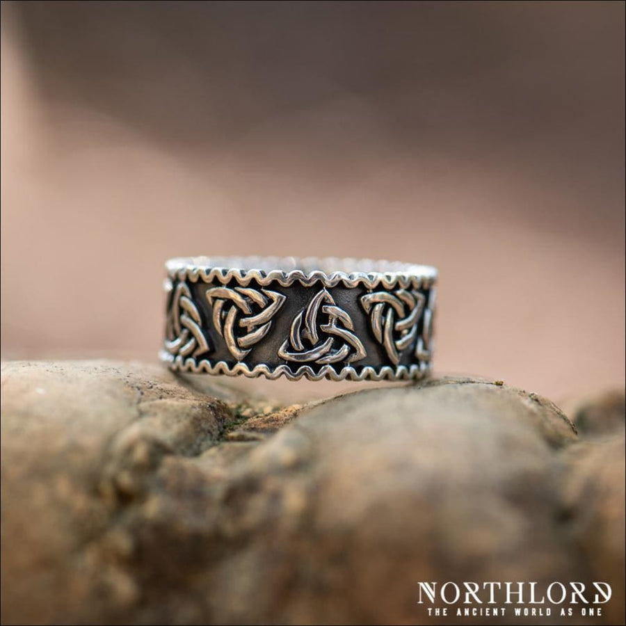 Triquetra Band Ring Sterling Silver - Northlord