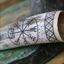 Vegvisir Drinking Horn Engraved - Northlord