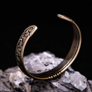 Viking Armring With Jelling Art Bronze - Northlord
