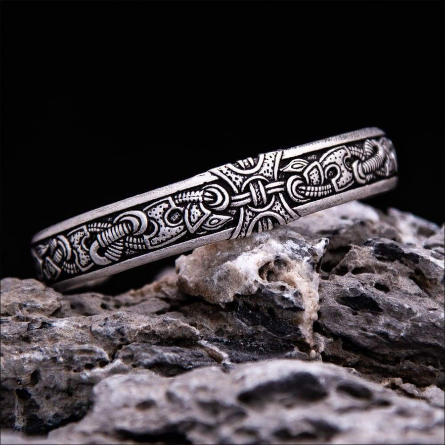 Viking Armring With Jelling Art - Northlord