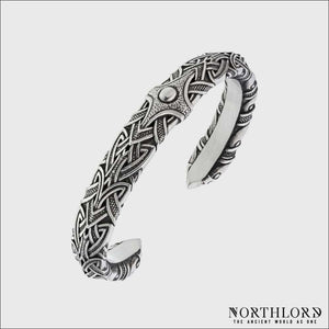 Viking Armring With Traditional Motifs - Northlord-PK