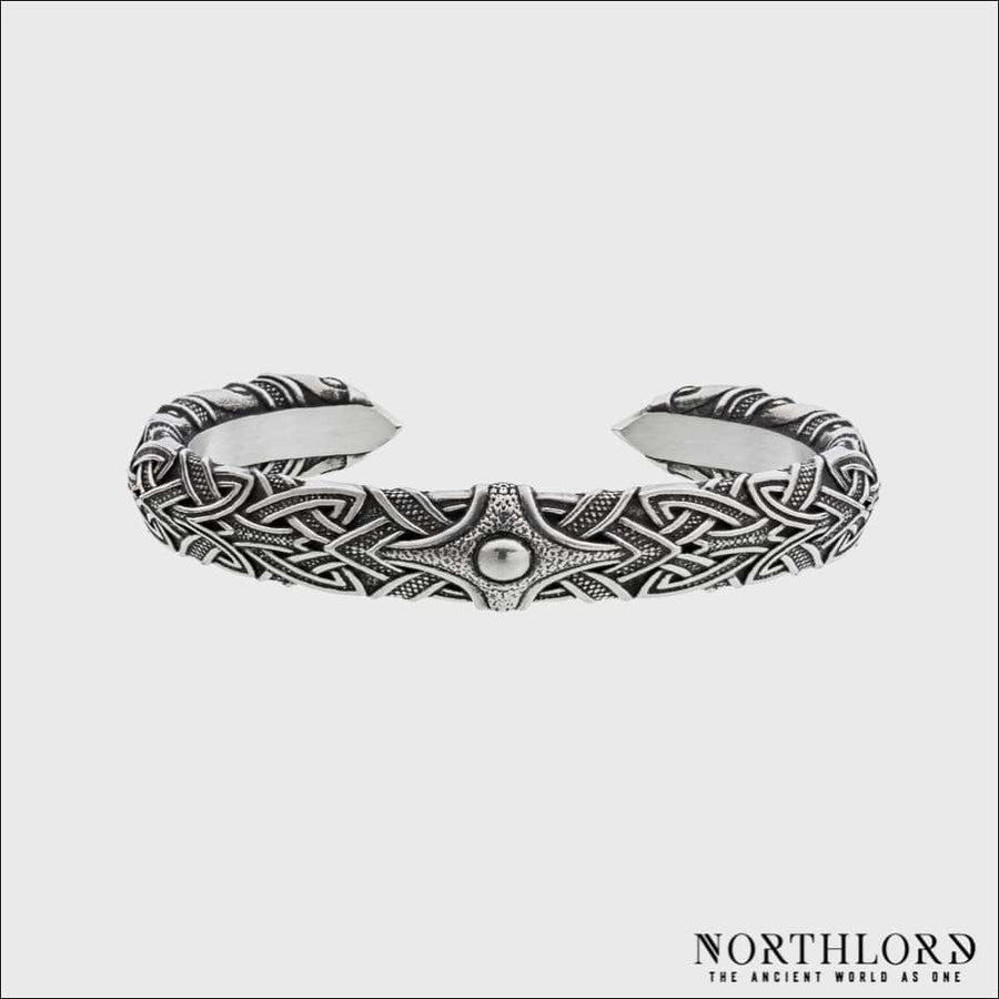 Viking Armring With Traditional Motifs - Northlord-PK