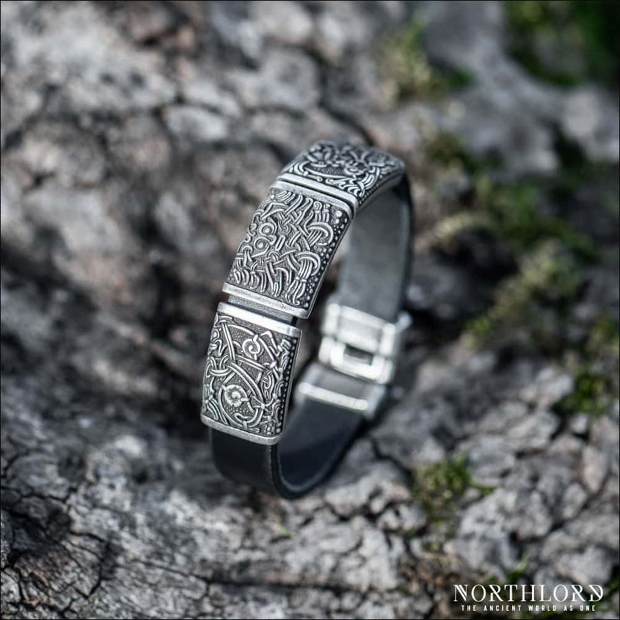 Viking Bracelet Mammen Style Charms Silver - Northlord-PK