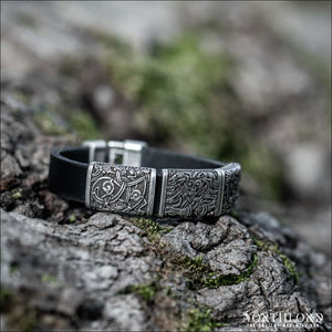 Viking Bracelet Mammen Style Charms Silver - Northlord-PK