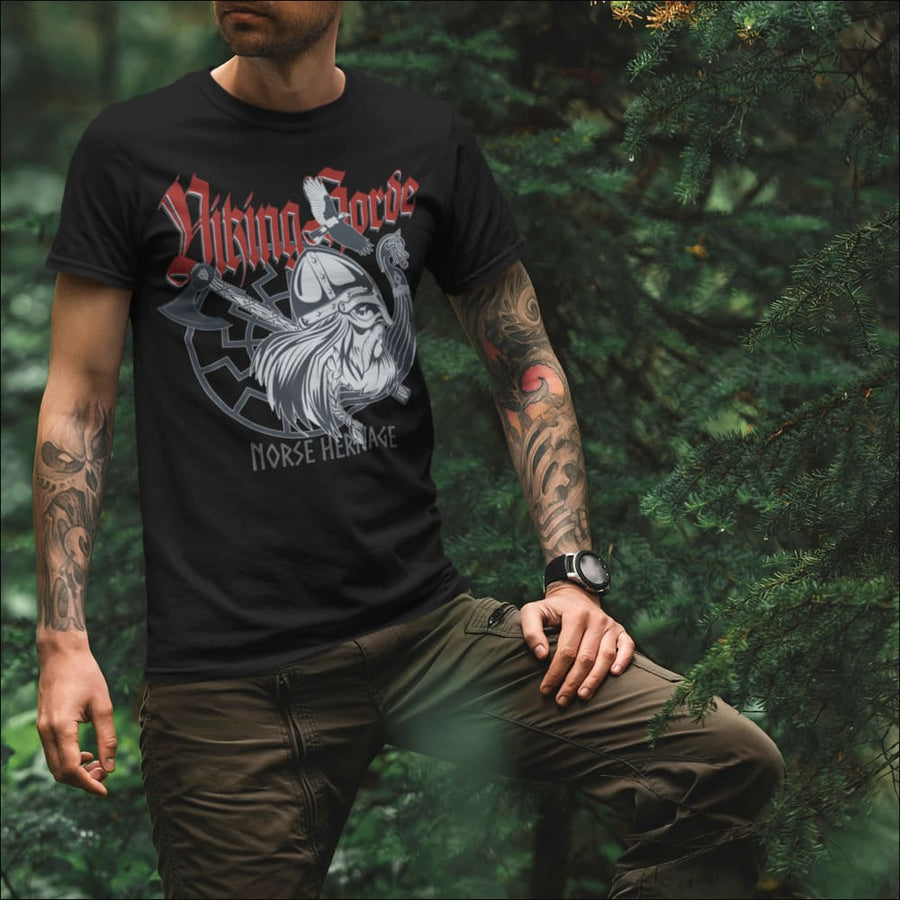 Viking Horde Men’s T-shirt Black - Northlord