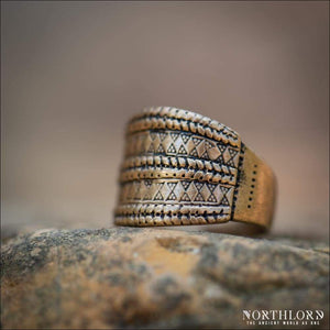 Viking Ring From Rone Historical Bronze - Northlord