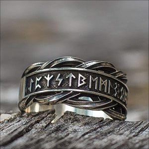 Viking Rune Ring Sterling Silver - Northlord-VK
