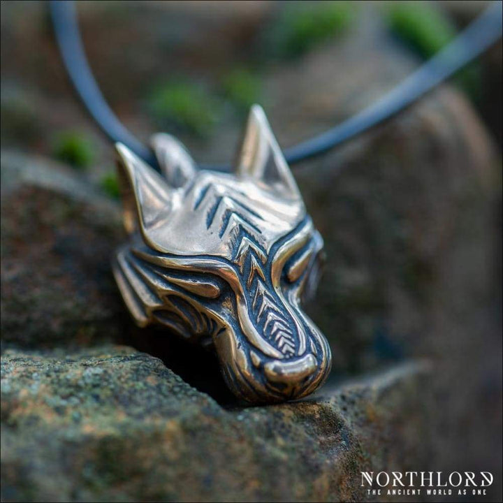 Viking Wolf Pendant Warg Bronze - Northlord