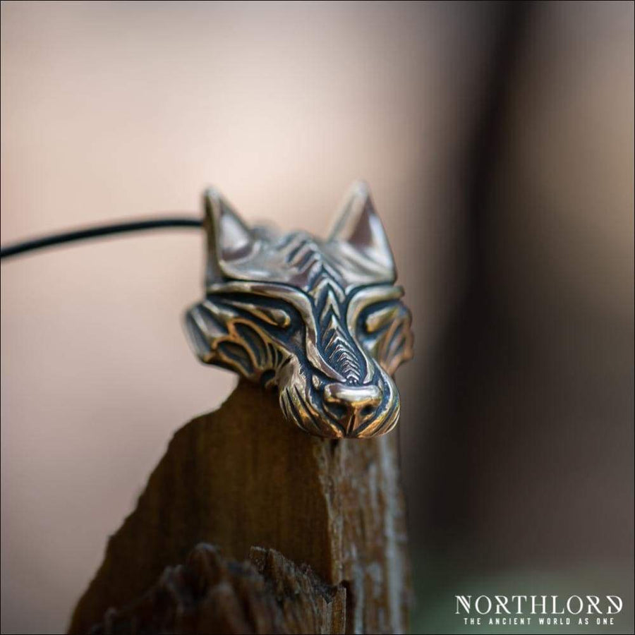 Viking Wolf Pendant Warg Bronze - Northlord