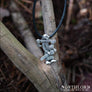 Warrior Of Klahammar Pendant Historical Silvered Bronze - Northlord