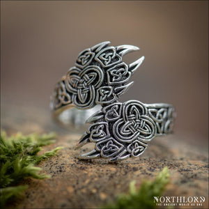 Wolf Claws Ring Sterling Silver - Northlord