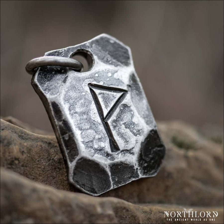 Wunjo Rune Pendant Hand-Forged - Northlord