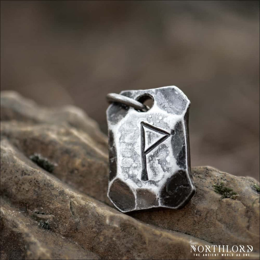 Wunjo Rune Pendant Hand-Forged - Northlord