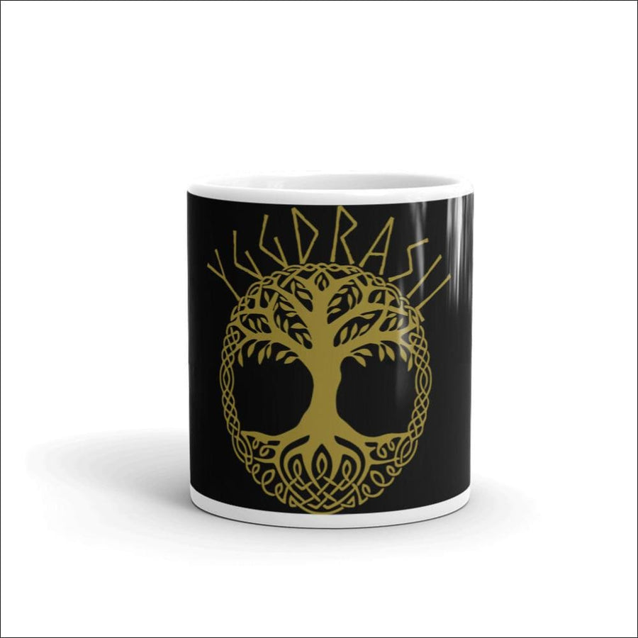 Yggdrasil Coffee Mug Gold Print - Northlord